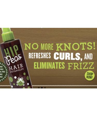 Hip Peas Kids Detangler Leave-In Conditioner Spray for Easy Brushing - No Tangles, Ideal for Wet or Dry Hair - Clean Ingredients - Buy Online on GoSupps.com