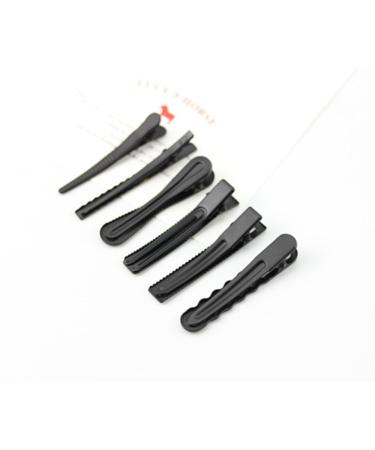 Yueton 12-Pack Black Matte Hair Clips - Alligator Clips for Ladies and Girls - Bride Headwear Edge Clip Bobby Pins - Buy Online on GoSupps.com