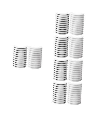 Housoutil 10 Boxes Self Adhesive Eyelash Adhesive Strip Clear Lash Glue Liners Lash Strips Glue Eyelash Adhesive Strips False Eyelashes Jelly Eyelash Strips Bulk Replace Resin Glue Extend 8.4x5.4cmx5pcs As Shownx5pcs