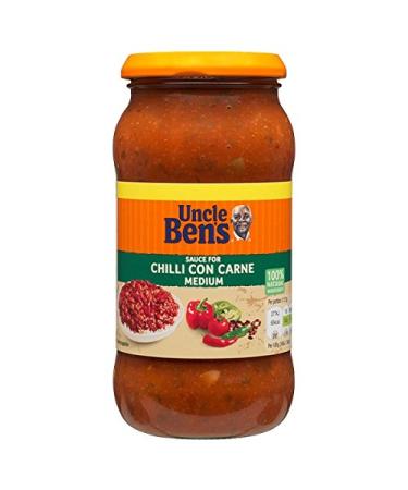 UNCLE BEN'S UNCLE BEN'S Chilli Con Carne Sauce Medium 450g (6 x 450g)