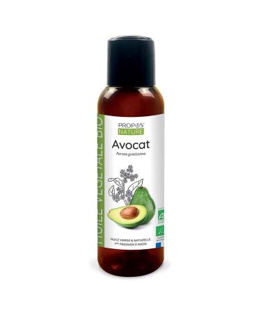 Organic Avocado Vegetable Oil - 100% Pure & Natural - 100 ml PROPOS'NATURE