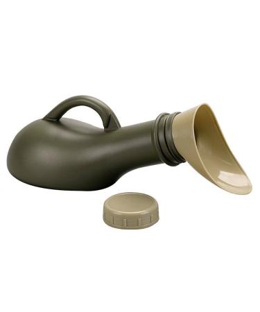 NUOMI Unisex Urinal Bottle Portable Pee Bottle with a Lid and Funnel Plastic Travel Toilet Urinal for Men and Women Hospital Camp Car, 1000 ML