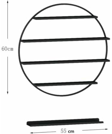 Pr sentoir Vernis Ongles et huiles essentielles pr sentoir Vernis Ongles en m tal Ensemble de 2 vitrines Rondes pour Salons de manucure instituts de beaut et Maison (Noir) Noir Taille unique - Buy Online on GoSupps.com