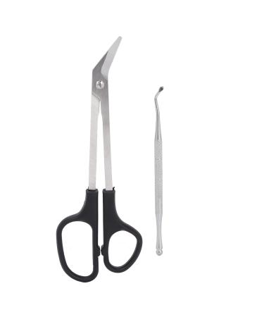 Toenail Clippers for Seniors Toenail Scissors Long Handled Ergonomic Unique Design Toenail Clippers with Nail Picker for Adults The Elderly