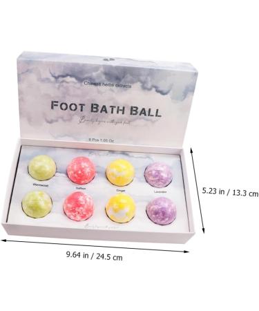 1 Box Essential Oil Foot Soak Ball Foot Bath Pill Natural Bath Balls Feet Bath Pill Portable Bath Home Foot Soak Ball Foot Care Soak Ball Foot Cleaning Ball Foot Washing Ball Etc. Hoement - Buy Online on GoSupps.com