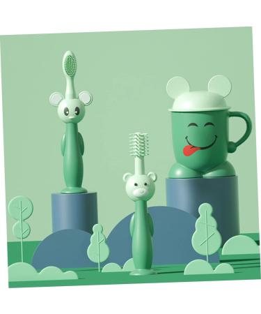 Minkissy Baby & Toddler Training Toothbrush Set - Soft Children's Toothbrush for Infants & Newborns | Gentle Cleaning for Milk Teeth - Buy Online on GoSupps.com