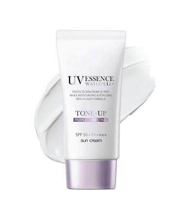 Tuxuseo Moisturizing sunscreen 50 ml primer UV protection lotion soft and light weight on the skin for all skin types during beach trips commuting