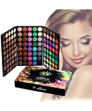 Jascherry 120 colors shimmer eyeshadow makeup pallets - Sleek powder eye shadow make -up etui box - rich colors cosmetics eyeshadow palette