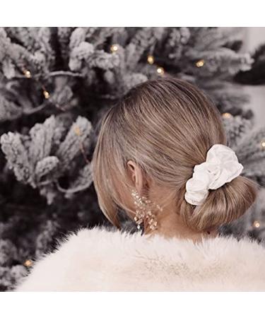 RTTYOA Oversized 7.8inch Soft Silk Organza Scrunchie - Leopard Cheetah Hair Bands - Buy Online on GoSupps.com