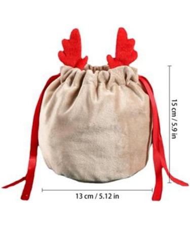 Mkcavne 10 x Christmas Reindeer Candy Bag Christmas Gift Decorate Children Party Gift - Buy Online on GoSupps.com