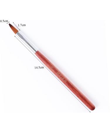 FRCOLOR Set of 6 Nail Care Products Nail Pen Strip Brush Nail Art Crystal Pens Nail Art Brush Tools for Painting Nails Nail Polish Nail Pen Brush Set - Buy Online on GoSupps.com