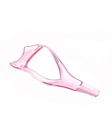 Elandy 2 PCS Pink Plastic Eyelash Mascara Guard & Comb - Perfect Lash Separator Applicator Guide - Buy Online on GoSupps.com