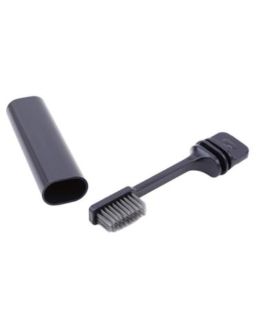 Beafavor Portable Travel Folding Toothbrush Toiletries Soft Toothbrush Outdoor Travel Accessories (Black)