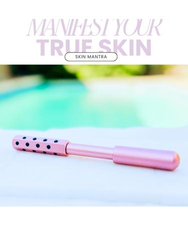 Radiance Roll 24 Germanium Stone Roller | Holistic Skincare for Improved Circulation | Uplift Massaging Beauty - Rose Gold - Buy Online on GoSupps.com