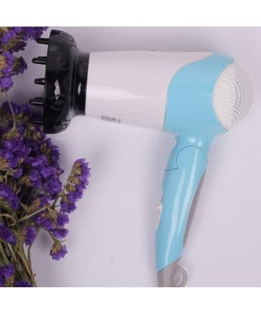 Foldable Lightweight Blow Dryer Ionic Hairdryer Mini Travel Hair Dryer Healthy Hairdryer Fast Drying 1200W 2 Temperatures and 2 Styling Nozzle Lightweight Low Noise Fast Drying Portable Travel Blue - Buy Online on GoSupps.com