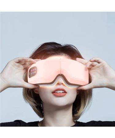 Pink Eye Massager with Airbag Kneading, Hot Compress, Vibration, Bluetooth Music - L Pink - Buy Online on GoSupps.com