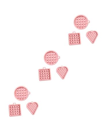 Alipis 9 Pcs Mold Chocolate Bakeware Tray Cajas para Con Chocolate Waffles Mould Cortes Lattice 12X11X1.6CMx3pcs Random Colorx3pcs