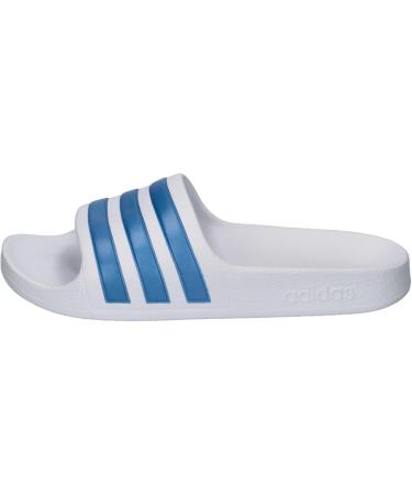 Buy adidas Unisex Kids Adilette Aqua K Slippers 34 EU - Ftwr White Blue Fusion | International Shipping Available - Buy Online on GoSupps.com