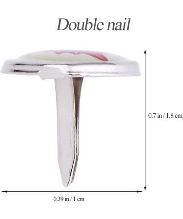 Healifty Mini Brads Round Paper Fasteners - 50 Pcs for Scrapbooking and Crafts - Buy Online on GoSupps.com