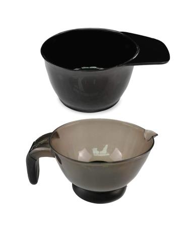 2 pieces enlarged hair dye bowl hairdresser baked oil bowl colored bowl special bowl for hair coloring and ointment care