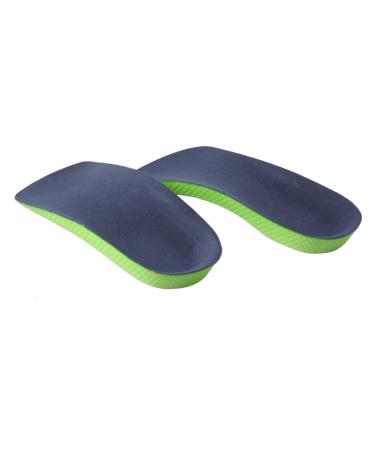 NOLITOY 1 Pair Orthotic Arch Support Insoles Plantar Insoles Fallen Arches Insoles Shape Leg Insoles Shoe Insoles 3/4 Insoles Shoe Inserts Man Heel Green XS