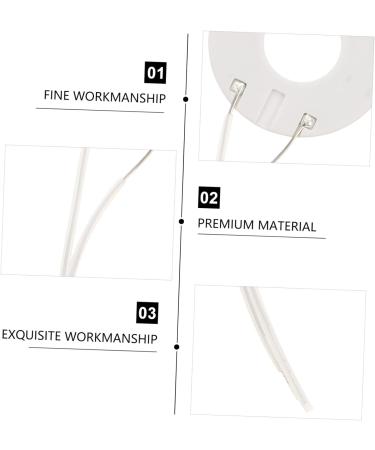 Beavorty 4 Pcs White Plastic Heating Appliance Repair 9.5X2.5CMx2pcs Whitex2pcs - Buy Online on GoSupps.com