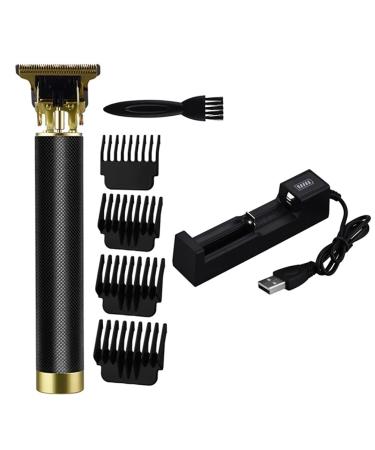 Hair Cutting Tool USB Rechargeable Hair Clipper Men's Hairdresser Professional Beard Trimmer T-Blade 0 mm Cutter Electric Haircut (Color : RC476H)