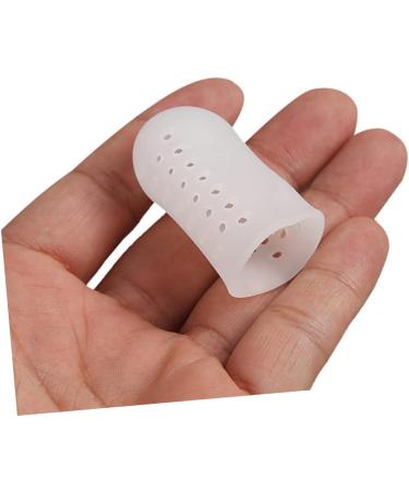 Lurrose Silicone Gel Toe Separators & Protectors - 6 Pairs | Toe Sleeves for Ingrown Toes & Corns | Assorted Colors - 4.3x1.7cm - Buy Online on GoSupps.com