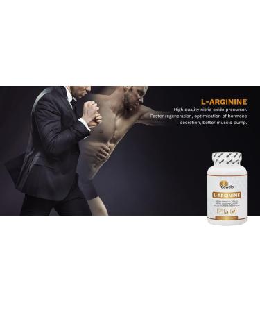 Sowelo L-Arginine 450 mg Vegetable Capsules - Immune Support & Muscle Blood Flow - 120 Tablets - Buy Online on GoSupps.com