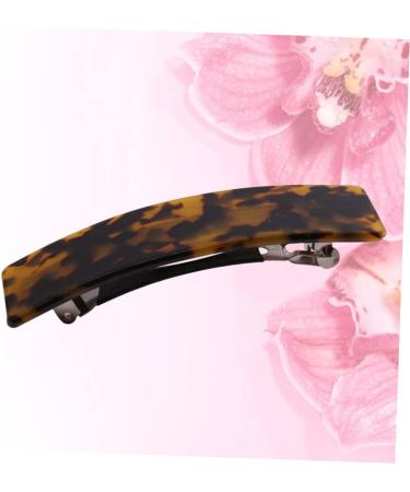 Beaupretty Acrylic Hair Barrettes French Hair Bang Clips Simple Hair Clips Retro Hair Clips Acrylic Hairpin Girls Hair Clips Bobby Clips Women Barrettes Resin Hair Clips Bracket Fashion Bride 9.5*2.5cm Coffee - Buy Online on GoSupps.com