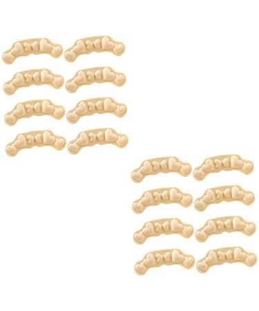 Mobestech 8 Pairs High Heels Heel Stickers Heel Caps Boot Insoles Heel Cushion Inserts for Women Shoes Stop Feet from Sliding Forward in Heels Pads Heel Pad Women's High Viscosity
