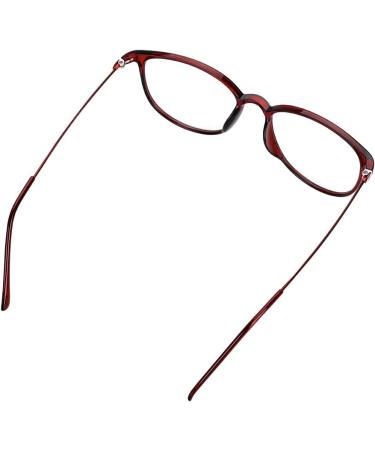 Stylish Retro Round Glasses for Students | Unisex Clear Lens Nerd Glasses | Lightweight Fashionable Frames | Perfect for Reading & Computer Use - Includes Case - Buy Online on GoSupps.com