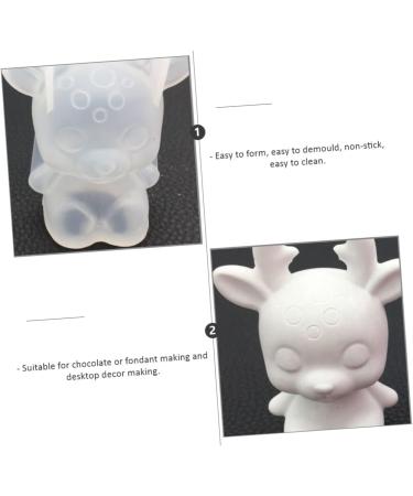 TEHAUX Epoxy Deer Diy Silicone Mold Soap Molds Animal Resin Molds Diy Epoxy Mold Household 3d Jewelry - Buy Online on GoSupps.com
