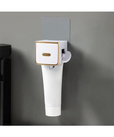 Muloo Convenient Toothpaste Squeezer Wall-Mounted Toothpaste Dispenser Cream Tube Squeezer Plastic Material for Lazy People White - Buy Online on GoSupps.com