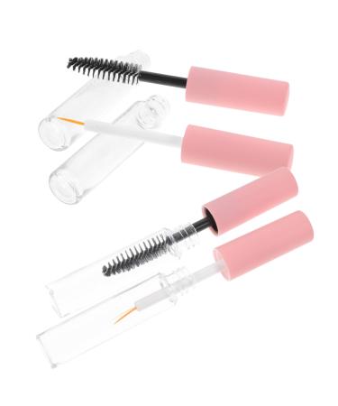 NOLITOY 4pcs Eyeliner Stick Mascara Bottle Clear Mascara for Eyelashes Empty Mascara Vial Gloss The Pet 1 g (Pack of 1) Pink