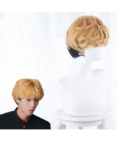 Buy 12-Inch Anime Cosplay Rose Net Wig - Short Curly High-Temperature Resistant Hairpiece - Buy Online on GoSupps.com