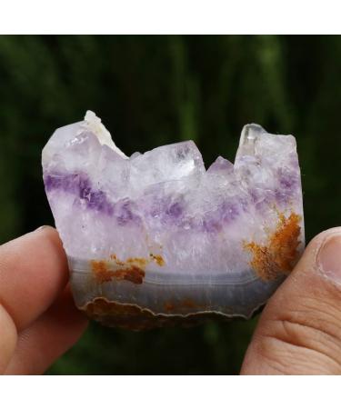 Natural Crystal Rough Gift Natural Amethyst Cluster Reiki Home Decor Rough Stone (Size : 200-250g)