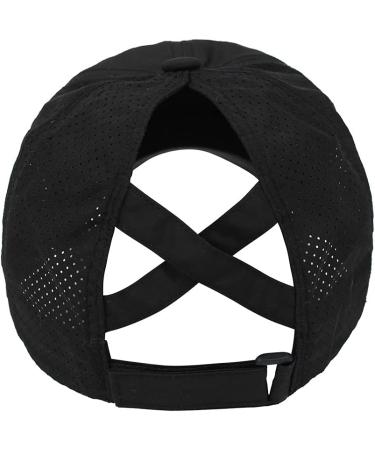 Yamee Baseball Cap for Summer - Adjustable Sun Protection Hat for Men & Women | Outdoor Sport Cap (Black 57-58cm) - Buy Online on GoSupps.com