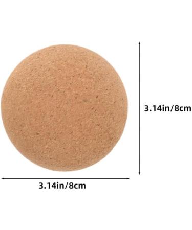 Inoomp 2 Cork Massage Ball for Deep Tissue Myofascial & Foot Therapy - Yoga & Lacrosse Roller - Buy Online on GoSupps.com