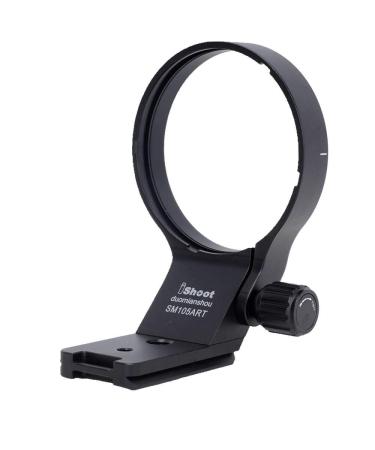 iShoot 82mm Metal Tripod Mount Ring Lens Collar Compatible with Sigma 105mm F1.4 DG HSM Art & Sigma 100-400mm F5-6.3 DG DN OS, Lens Support Holder Bracket Bottom is Arca-Swiss Fit Quick Release Plate