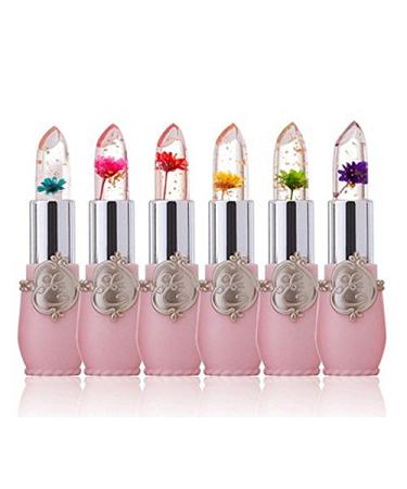 Beauty Flower Crystal Jelly Lipstick | Magic Temperature Changing Color Lip Balm | International Shipping Available - Buy Online on GoSupps.com