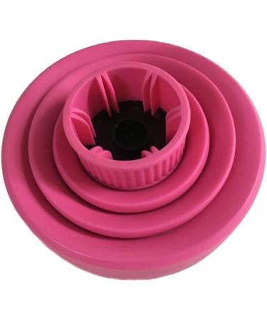 Folding Silicone Hair Diffuser - Portable Pink Universal Diffuser for Curly Hair - Ideal for Home and Salon Use - Buy Online on GoSupps.com
