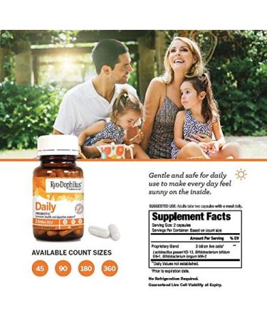 Kyo-Dophilus Daily Probiotic - Digestive & Immune Support, 90 Capsules - Buy Online on GoSupps.com
