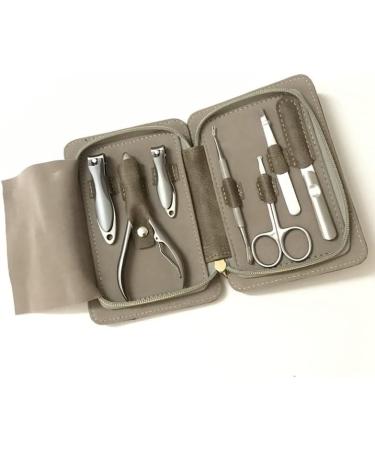 Nail Clippers Set 7 in 1 Stainless Steel Manicure Set Professional Nail Clips Fitting Foot Tools Manicure Toe Cutter Nail Set with Bag - Buy Online on GoSupps.com