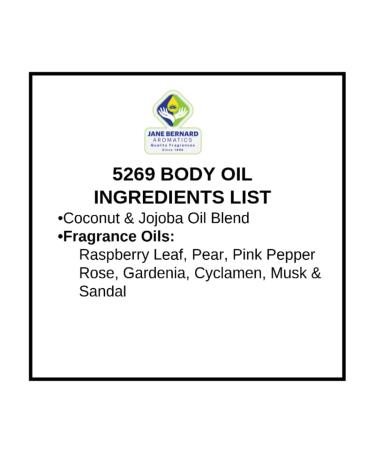 Jane Bernard Perfume Oil No. 5269 Inspired by Coach Type Women's Fragrance Body Oil 10ml (1/3 Oz) Roll-On - Buy Online on GoSupps.com