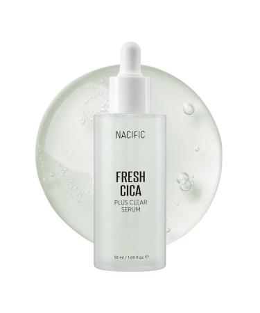 NACIFIC Fresh Cica Plus Clear Serum 50ml 1.69fl.oz Centella Asiatica Calming Asiaticoside Soothing Relief Madecassic Hydration Skin's moisture barrier Korean skincare for All skin types