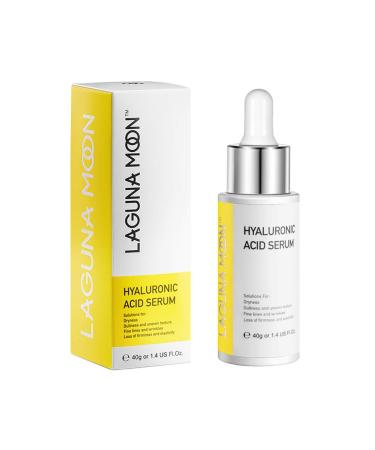 Hyaluronic Acid Serum for Face & Eyes with Vitamin C - Anti-Aging, Hydrating & Moisturizing - Fragrance-Free & Vegan - 1 Oz - Buy Online on GoSupps.com