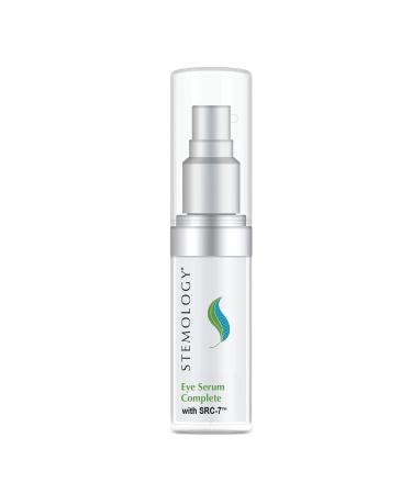 Stemology Eye Serum with Caffeine and Hyaluronic Acid  Reduces Puffiness  Dark Circles  Under Eye Bags  Wrinkles and Fine Lines Around The Eyes  Suitable for Sensitive Skin  All Natural  Patented SRC-7 Formula (0.5 fl.oz...