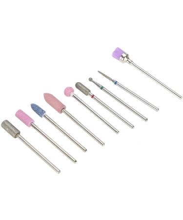 Grinding Head Manicure Tools Nail Drill Set Polishing Tools 9 Pieces Emery for Nail Salon Personal Manicure - Buy Online on GoSupps.com
