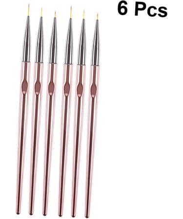 Ipetboom Poly Nail Art Liner Drawing Brushes Colored Drawing Tool for Manicure Star Room Decor Manicure Nail Art Brush Practical Nail Art Liner Brush Pink Painted Pen - Buy Online on GoSupps.com